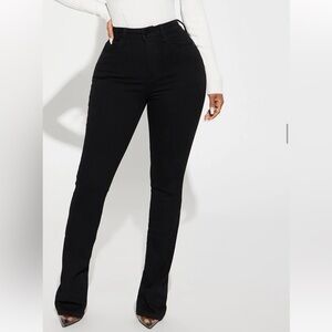 Fashionnova black flare jeans